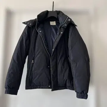 EDIFICE 다운 자켓 후드 부착 네이비