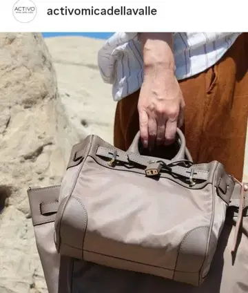 ACTIVO mica della valle 핸드백 그레이지