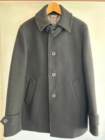 EDIFICE 블랙 피 코트