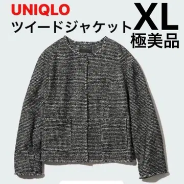 [컨디션 최상] 유니클로 트위드 자켓 M 사이즈 졸업식