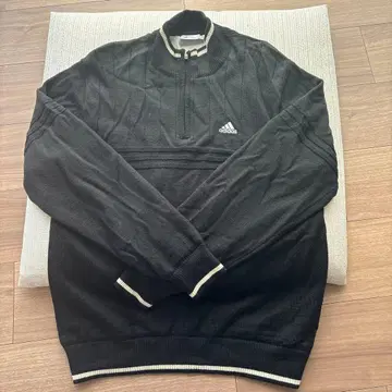 아디다스 골프 방한 방풍 하프 지퍼 스웨터