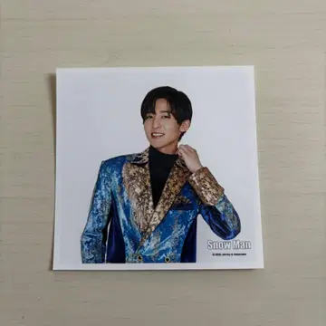 Snow Man 메구로 렌 정사각형 사진