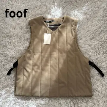 foof 패딩 베스트 퀼팅 베스트 베이지 M