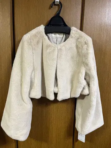 [ 미사용 새상품 ] aimer anche 퍼 자켓