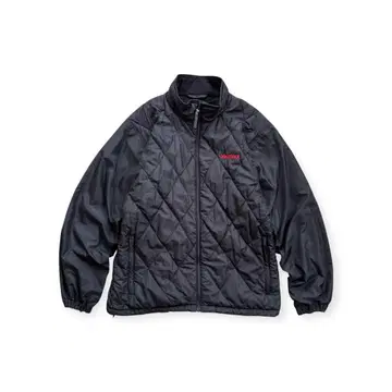 00s marmot 충전솜 퀼팅 나일론 자켓 드로 코드 부착
