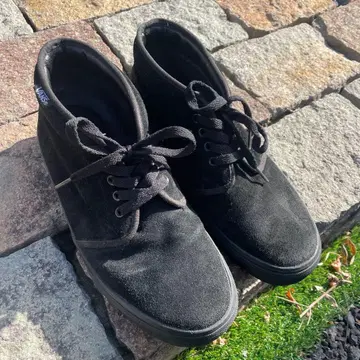 Vans 블랙 스웨이드 하이컷