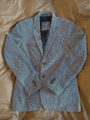 ZARA MAN 테일러드 자켓 수트 그레이 계열 USA38