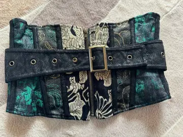 큐티 플래시 오비 코르셋 그린