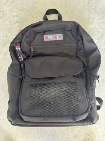 PLAZA 한정판 BEN DAVIS 블랙 백팩