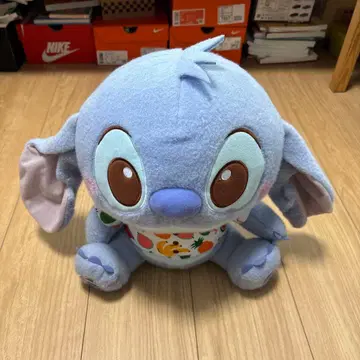 스티치 봉제 인형 후르츠 패턴 약 30cm