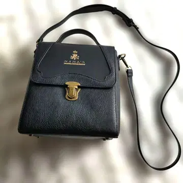 시마무라 아오키 미사코 NINA'S 콜라보 숄더백 2way 블랙