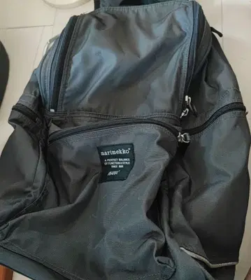 marimekko 블랙 백팩