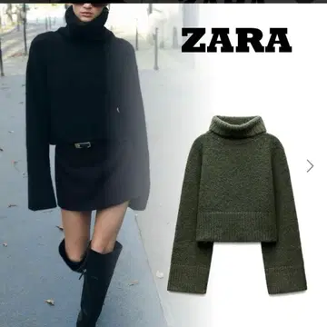 [ 완판템 ] ZARA 터틀넥 니트 소프트 니트 스웨터