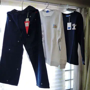 [ 새상품 택 포함 ] UCLA 그레이 트레이닝복, 네이비 롱 T, 팬츠