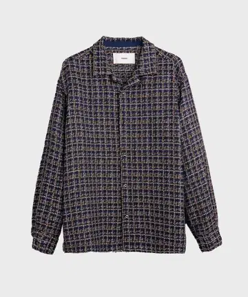 STUDIOUS 팬시 트위드 셔츠