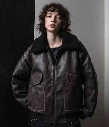 [ ONCILY ] BOA ARTIFICIAL FLIGHT BLOUSON