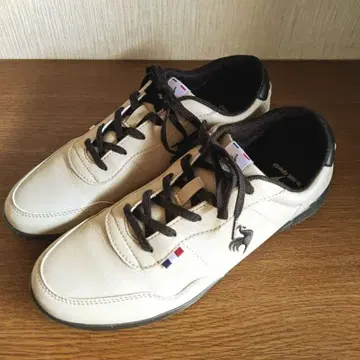 르꼬끄 스포르티브 우천 겸용 베이지 스니커즈