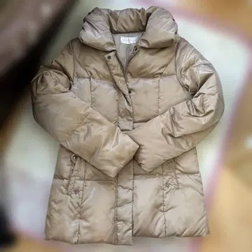 ESPRIT 후드 부착 다운 자켓 베이지