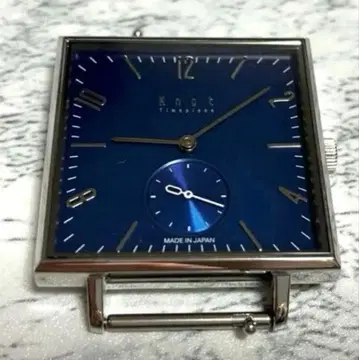 knot 스퀘어 다이얼 SQ-32 실버네이비