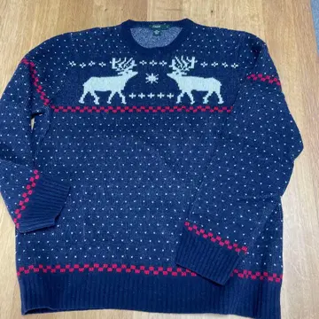 J.Crew 루돌프 무늬 스웨터 M 사이즈