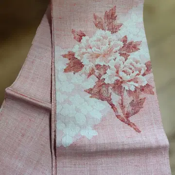 나고야 오비 명주 모란 초봄 컨디션 최상 고급