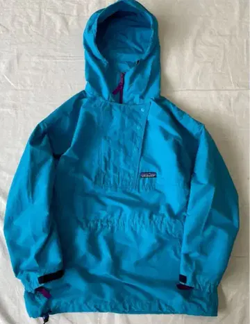 Patagonia 나일론 아노락 후드티 자켓 삼각형 택 80's