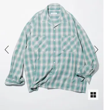 프릭스스토어 옴브레 체크 셔츠