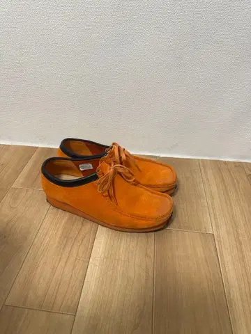 Clarks Originals 클락스 왈라비 오렌지 스웨이드