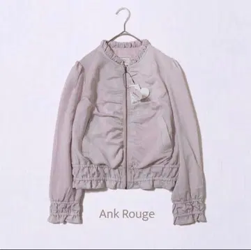 [ 미사용 ] 앙크루즈 숏 블루종 얇은 소재 핑크