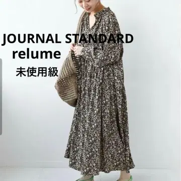 JOURNAL STANDARD relume 보타니컬 셔링 원피스