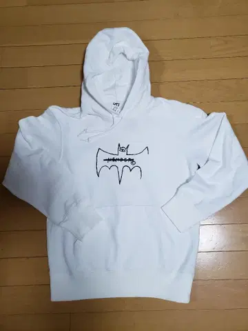 Jean-Michel Basquiat 배트맨 후드티 S 화이트