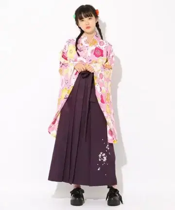 졸업 의류 2020*벚꽃 무늬 하카마 세트