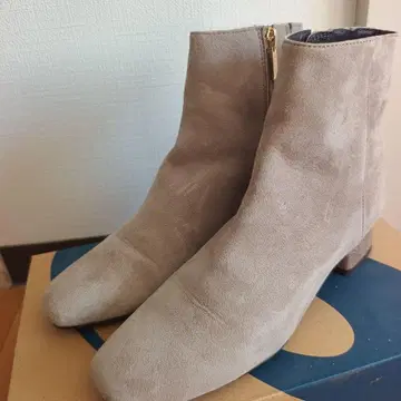 히미코 스웨이드 숏부츠 22.5