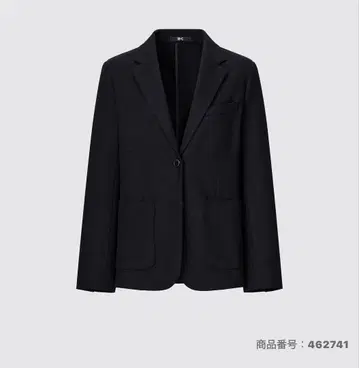 유니클로/자켓/블랙/L/+C