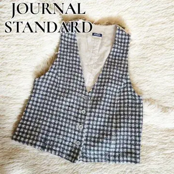 [일본제] 저널 스탠다드 깅엄 체크 패턴 베스트 레이어드
