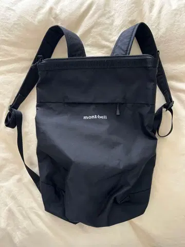 [ 새상품급 ] mont-bell 블랙 백팩
