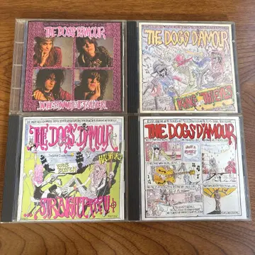 THE DOGS D'AMOUR CD 4장 세트