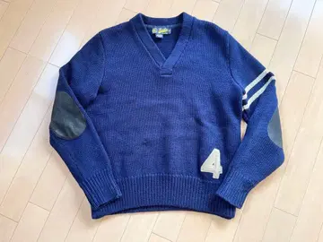 럭비 랄프 로렌 레터드 스웨터 M 네이비