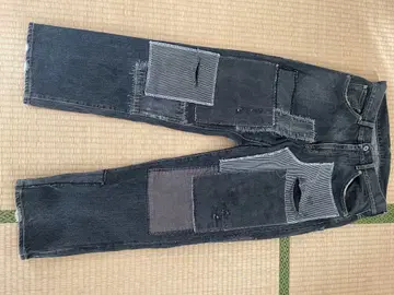 WHIZ LIMITED 위즈리미티드 적귀 패치워크 데님 팬츠 M