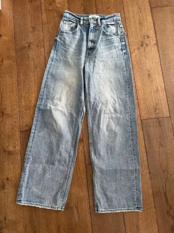 AZUL 와이드 레그 데님 XS 사이즈