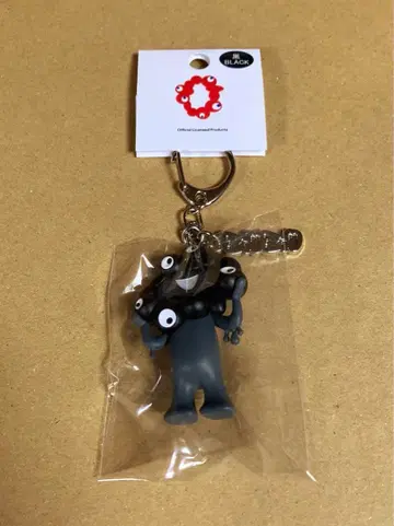 블랙 미야쿠미야쿠 플레이트 부착 입체 PVC 키링