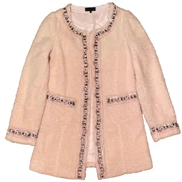 새상품 TO BE CHIC 무릎 기장 롱 코트 퍼