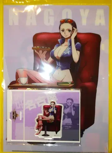 원피스 무기와라 스토어 로빈 지역 한정 클리어 파일 아크릴 스탠드