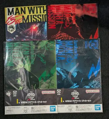 제일복권 MAN WITH A MISSION 15th 클리어 파일 스티커