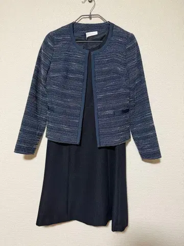 엠마 제이 스노우 노카라 트위드 셋업 네이비 7