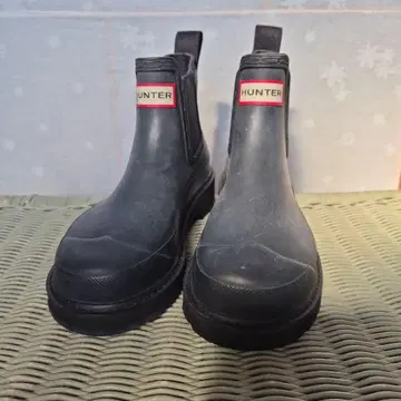 HUNTER 헌터 레인부츠 첼시 사이드 고어 장화
