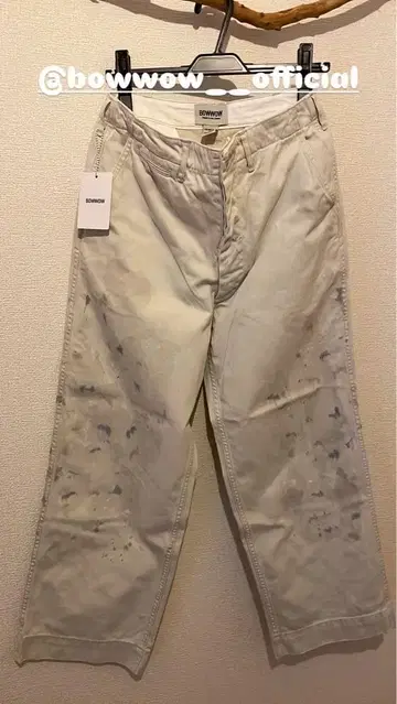 BOWWOW 페인터 팬츠