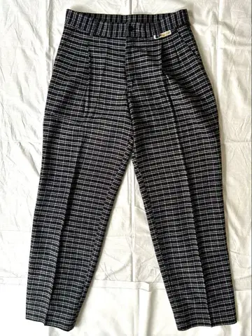 빈티지 80년대 이탈리아제 턱 트라우저