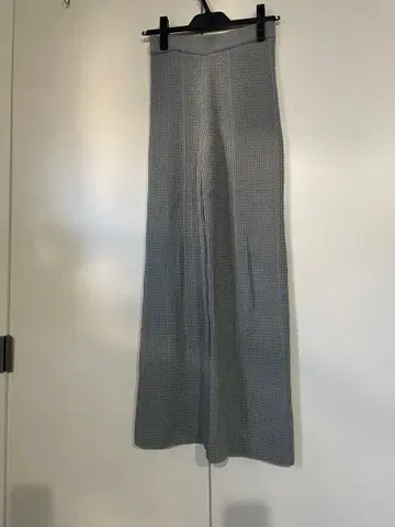 야마다 셀렉 올리브 니트 와이드 팬츠