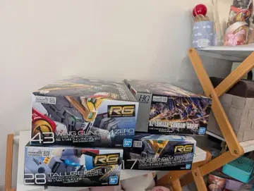 RG 1/144 윙건담 제로 외 4점 세트